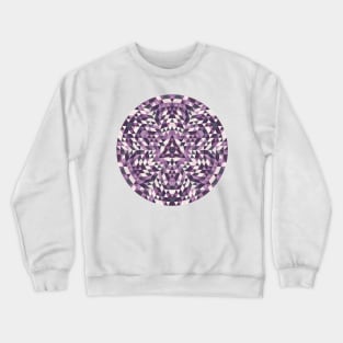 Purple Circle Crewneck Sweatshirt